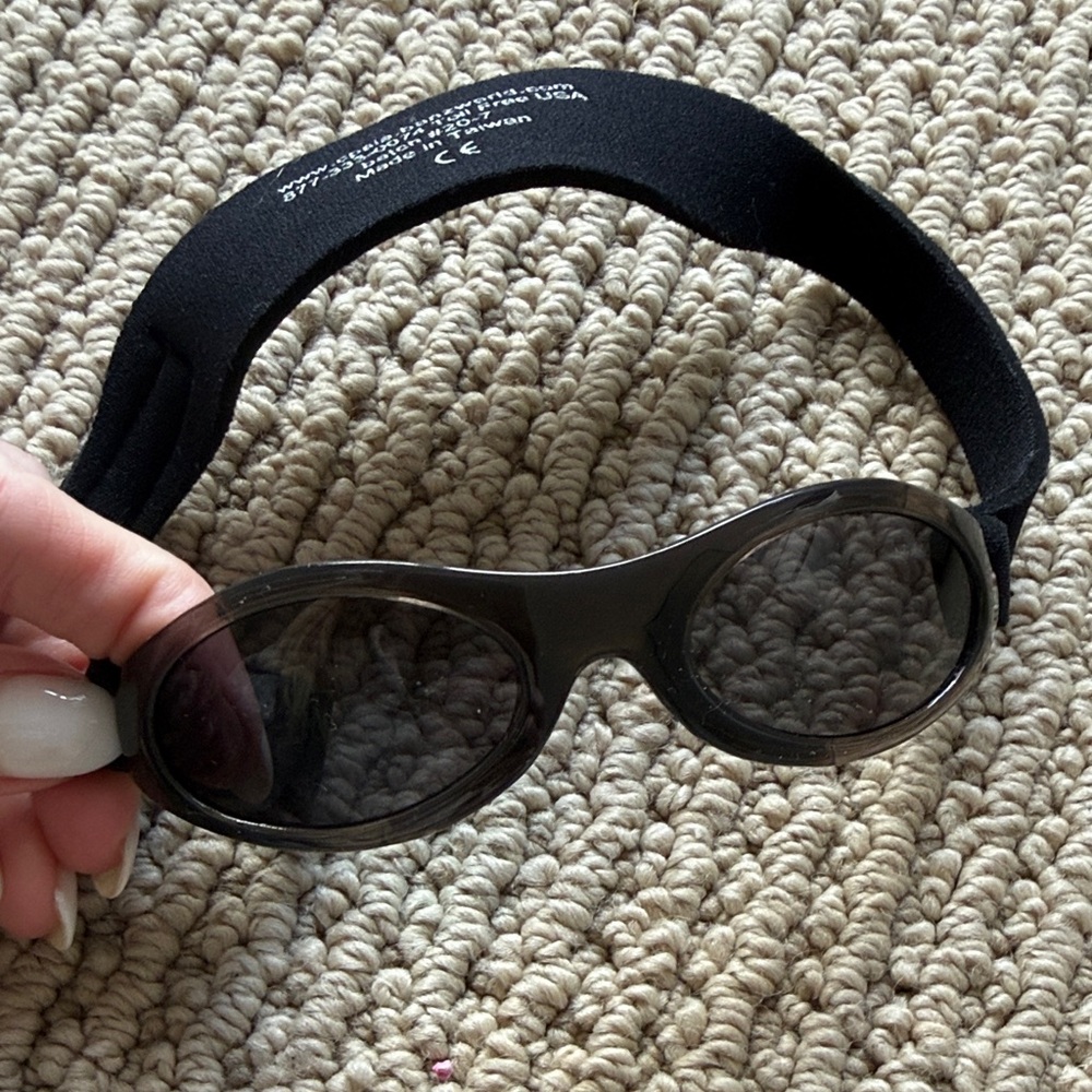 Black Wraparound Sunglasses